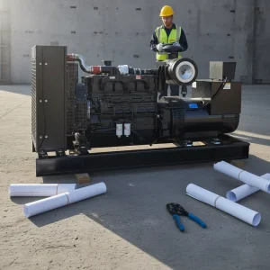 40kw 50kw Diesel Engine Open Frame Diesel Generator