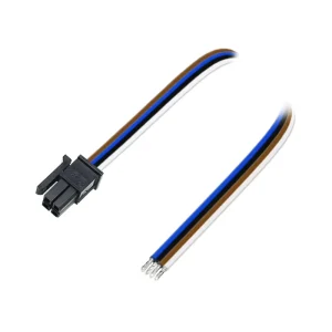 43025-0400 Automotive Connector Cable Brass Conductor 24 AWG IP67 Rated 3A 230V for Wire Connections