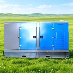 438kVA 450kVA 475kVA 500kVA Silent Enclosed Diesel Generator Set 400V 50Hz Water Cooled 24V Electric Start With ATS System
