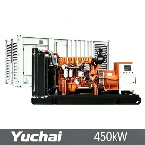 450kW 562kVA Silent Type 100% Copper Brushless Yuchai Diesel Generator Set 3 Phase Water Cooled 50Hz 60Hz for Large Data Center