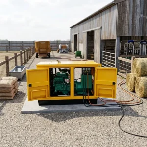 48KW Steady Output 60KVA Silent Diesel Genset Euro 3 3Phase 50Hz Built for SEA Malls