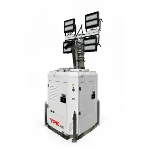 4kw Light Tower Green Low Carbon Site Use Telescopic Mast for Public Lighting Projects
