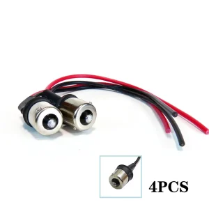 4pcs 7506 1156 180° Male Adapter Wiring Harness Light Bulb Tail Signal Retrofit