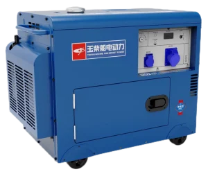 5 12kw Digital Silent Noise Reduced Portable Diesel Generator Leroy Somer Alternator Auto Start Air Cooled Single Cylinder