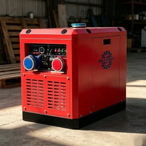 5-8KW Low Noise Diesel Generator 220/380V with ATS AVR Protection Compact Portable Power for Household and Marine Yacht Use