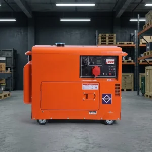 5 8KW Super Silent Diesel Generator 12V DC Electric Start Air Cooled 50 60Hz 100% Copper Alternator