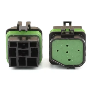 5-pin Automotive Copper Contact Nylon Housing IP67 Waterproof 12V Electrical Plug Harness Cable Connector