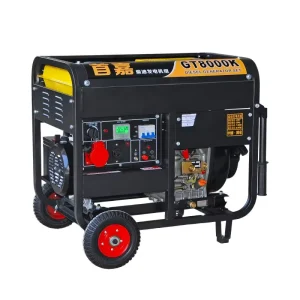 5.5-12KW Portable Open Diesel Generator Dual Voltage Air-cooled Diesel Generator Set for Farm Construction Backup Power Supply