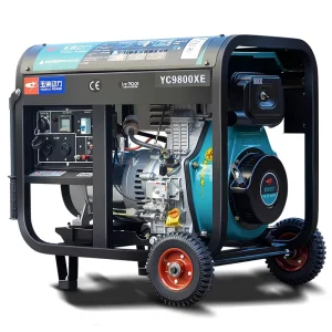 5.5KW 6.5KW 8KW 10kW Diesel Generator Single Phase 220V Three Phase 380V Low Noise Household Use Generator Open Frame Generator