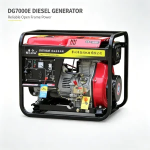 5.5KW Hiearns Diesel Generator Powered by HR188FA Air Cooled Single Cylinder Engine