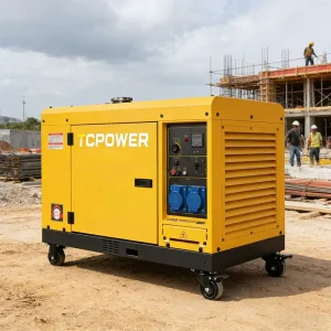 5.5kVA 5KW Single Phase Diesel Silent Portable Generator Set with ATS 220V 380V