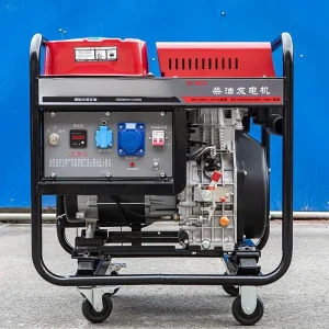 5.5kW Single Phase Diesel Generator 220V Portable Silent TC7500XE 456cc 50 60Hz ATS Remote Control Self Excited Recoil Start