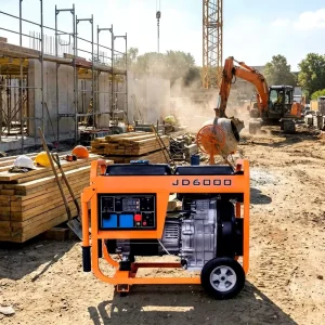 5.5kW Three Phase AC Single Phase Small Diesel Generator 220V 50Hz Compact Backup Power for Commercial Use
