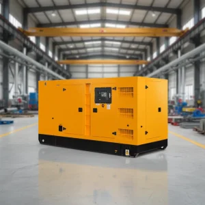 50/60HZ 300kVA Silent Type Diesel Generator with Wheels Auto Start ATS for Water Cooled