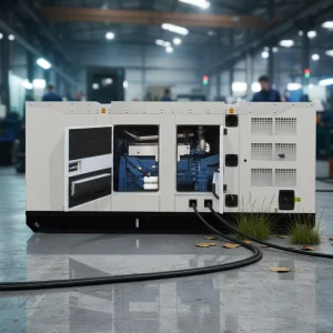 50 60Hz 380V 400W Diesel Generator 6 Cylinder Engine 3 Phase 4 Wire Super Silent Type ATS 1800 RPM