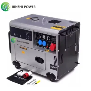 50 60hz 10kw Silent Diesel Generator 220v 380v Single Three Phase Soundproof Portable Diesel Generator 10kva 12kva With ATS