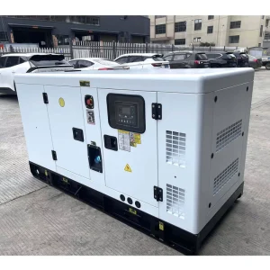50 KVA 40 KW Silent Diesel Generator Set 220V 380V Soundproof Open Frame with Remote Start 60Hz Frequency