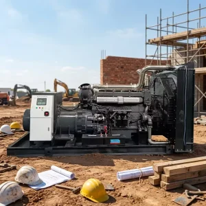 500-800kW Silent Open Frame Water Cooled DC Electric Start Industrial Use Generator Set Easy Maintenance Digital Control Panel
