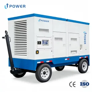500KVA Three Phase Mobile Trailer 400kw Silent Type Diesel Generator Auto Start ATS Remote Start 50/60Hz