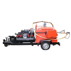 500L Energy-Saving Trailer-Mounted Crack Sealing Machine with Imported Burner Engine-Powered 30kw Low Maintenance Cost