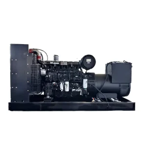 500kVA/400kW Engine Water-Cooled Silent Open Frame Diesel Generator Auto Start 380V/50-60Hz 1800 RPM Remote Control 95%