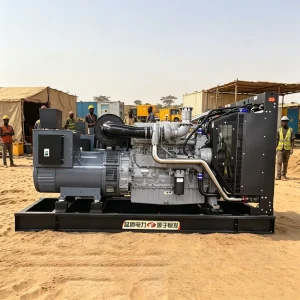 500kVA 400kW Perkkins Prime Power Diesel Generator Set 6-Cylinder 24/7 Continuous Operation for Infrastructure Construction Site