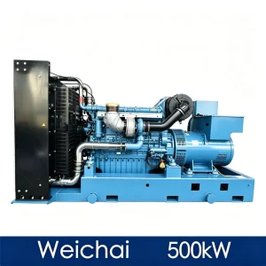 500kW 625kVA Low Noise Industrial Open Type Diesel Generator Set