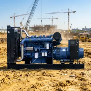 500kW Single Water Cooled Diesel Generator Set 24V Electric Start ATS Remote Control 1800 RPM 50 60Hz Open Frame