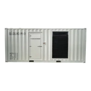 500kva 400kw Container Type Electric Diesel Generator Set for Power Station