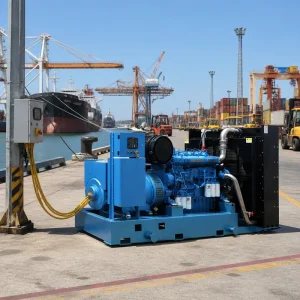 500kva 400kw Quiet Diesel Generator ByWeichai 3 Phase 400 230V 50Hz for Port Community Hospital Restaurants ISO CE