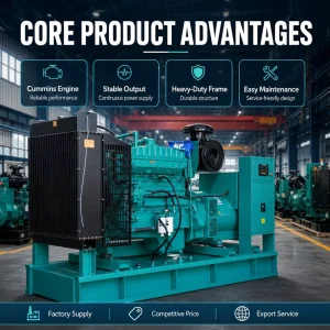 500kw/50kw Diesel Open Generator Genset Soundproof Weather Proof Diesel Electricity Generators with Engine