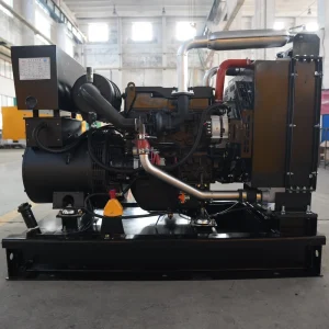 50HZ Diesel Generator with Open Frame 30KW Rated Power AC Single Phase Output Low Noise Soundproof