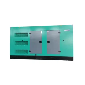 50HZ Super Silent Type Generator 300kw Wheel Low Noise Sound Proof Box