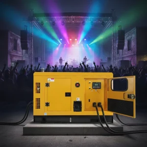 50Hz 230V/380V 150KW Water Cooled 6 Cylinder Engine Emergency Diesel Generator ATS