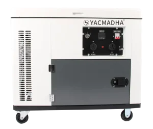 50Hz 230V 5kW 5.5kVA Soundproof Diesel Generator Single Phase Portable Power Generator Set Wheels 12V DC Electric Start