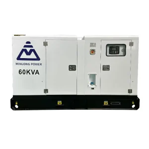 50Hz Diesel Generators 48KW 60KVA Silent Type Open Frame Emergency Marine Generator 480v 240v 230v Rated Voltage