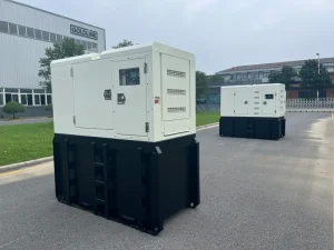 50KVA-150KVA Auto Start ATS 50Hz Silent Diesel Generator with Large Fuel Tank for Rental Use
