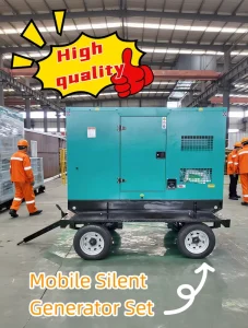 50KW 62.5KVA DCEC Silent Electric Diesel Generator Set Synchronous Brushless Alternator 24V 1500 1800rpm ATS