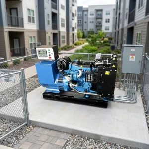 50KW 62.5KVA Single Phase 3 Phase 50HZ 60HZ Fixed Diesel Generator Set Emergency Power Residential Community Facilities