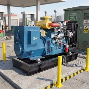 50KW 62.5KVA Single Phase 3 Phase 50hz 60hz Diesel Generator Set Standby Power for Gas Station Facilities