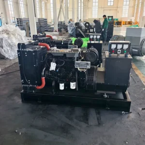 50KW 65kva Silent Type Open Frame Diesel Generator Set with Auto Start ATS Instrument Panel for Field Power Supply