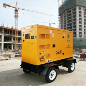 50KW 80KW 60KVA 100KVA 125kVA Trailer Mounted Cummins Diesel Generator Set for Emergency Industrial