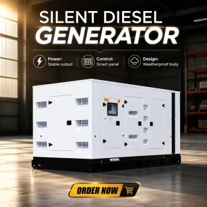 50KW Diesel Power Silent Generator Set for Industrial Commercial Projects Africa Middle East Southeast Asia Frequency 50Hz60HZ
