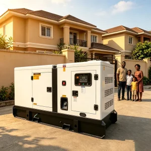 50KW Silent Type Diesel Generator ATS Remote Control 50/60Hz Frequency Soundproof Canopy Manufacturer