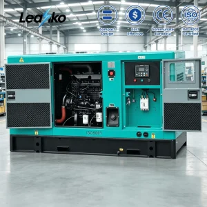 50degC High Temperature Resistant Tropical Type for Hot Area Water Cooled Silent Diesel Generator 70KkW 80kw 100kw ATS