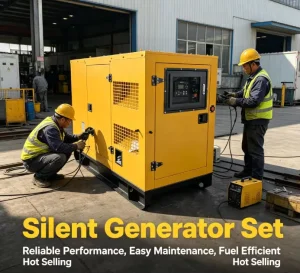 50kVA 40kW Industrial Silent Diesel Generator Set Outdoor Soundproof Genset