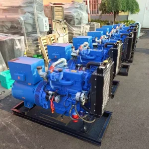 50kVA 40kw Silent Canopy Soundproof Diesel Generator for Remote Area or Island