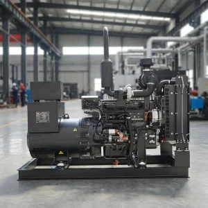 50kW 50Hz Brushless 400V 12V DC Electric Start Water Cooled Open Frame 1500 RPM ATS Remote Control Mobile Trailer