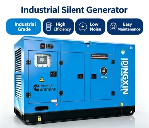 50kW 60kVA 100kva Silent Diesel Generator Set With ATS Automatic Transfer Switch ISO CE Certified For Emergency