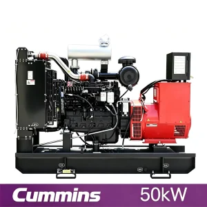 50kW 62kVA Water Cooled Pure Copper for Small Business Industrial Open Type Powered by Cummins Diesel Generator Set